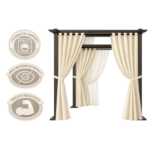 TENDA GAZEBO SPRINGFIELD 160X270 CREMA