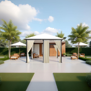 TENDA GAZEBO SPRINGFIELD 160X270 CREMA