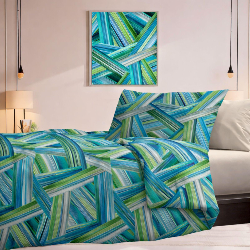 COPRILETTO TRAPUNTATO UNA PIAZZA E MEZZA STYLE OTTY VERDE