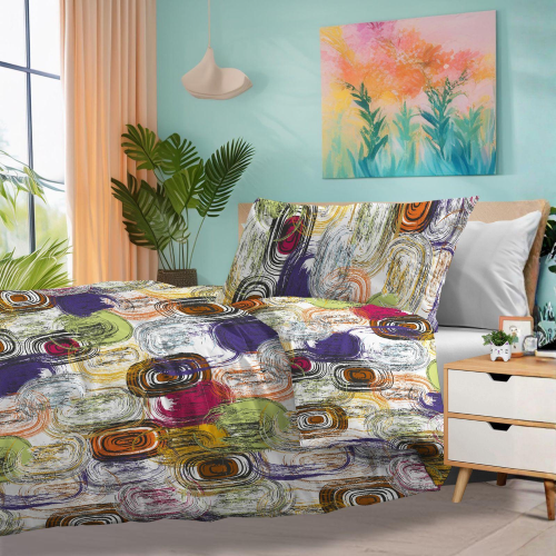 COPRILETTO TRAPUNTATO MATRIMONIALE STYLE ROLL GIALLO