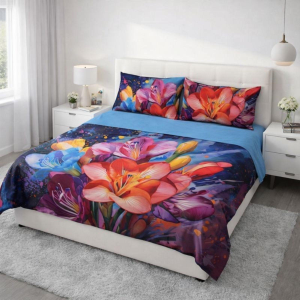 COMPLETO LENZUOLA COPRILETTO MATRIMONIALE