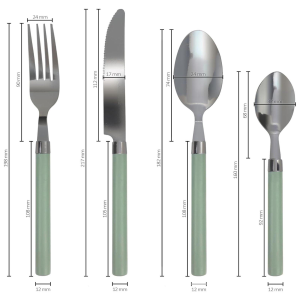 SERVIZIO 24 PEZZI POSATE KILKENNY SALVIA