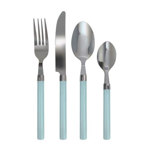 SERVIZIO 24 PEZZI POSATE KILKENNY AZZURRO