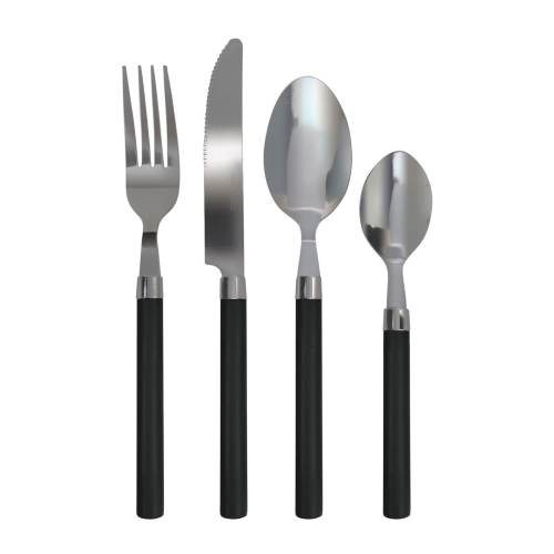 SERVIZIO 24 PEZZI POSATE KILKENNY NERO