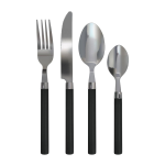 SERVIZIO 24 PEZZI POSATE KILKENNY NERO