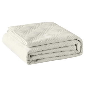 COPRILETTO TRAPUNTATO MATRIMONIALE BIRMINGHAM CREMA