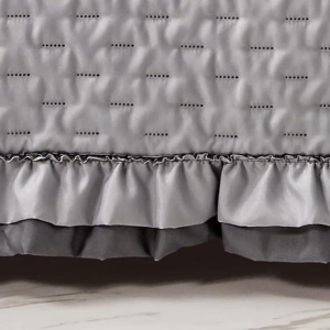 COPRILETTO TRAPUNTATO MATRIMONIALE ARLES GRIGIO