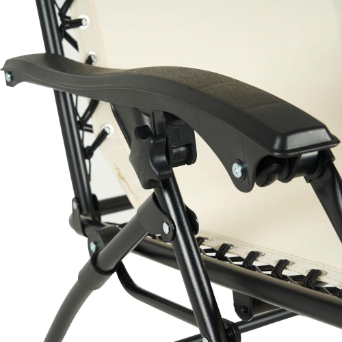 SEDIA PIEGHEVOLE RECLINABILE ZERO GRAVITA' BEIGE 