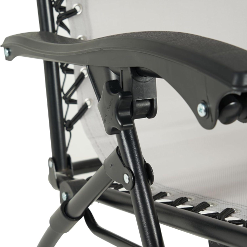 SEDIA PIEGHEVOLE RECLINABILE ZERO GRAVITA' GRIGIO