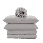 COMPLETO COPRIPIUMINO MATRIMONIALE LIBU GRIGIO