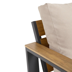 SALOTTO CON CUSCINI LEANDRO ANTRACITE