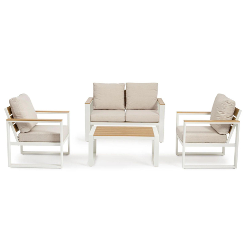 SALOTTO CON CUSCINI LEANDRO BIANCO