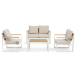 SALOTTO CON CUSCINI LEANDRO BIANCO