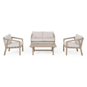 SALOTTO CON CUSCINI KALIMERA TIMBER