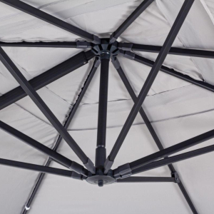 OMBRELLONE A BRACCIO INES 4X4 ANTRACITE