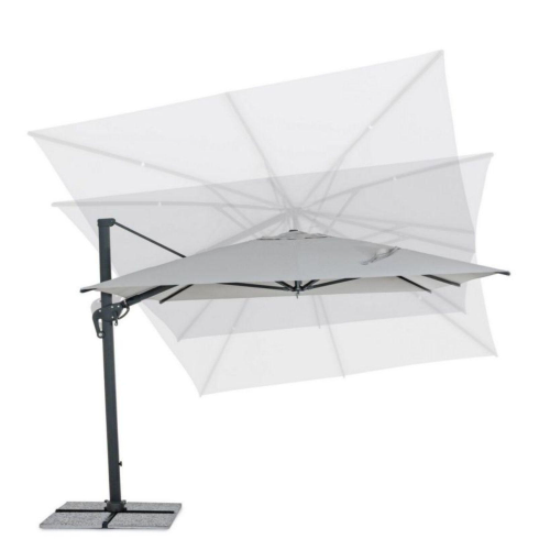 OMBRELLONE A BRACCIO INES 4X4 ANTRACITE