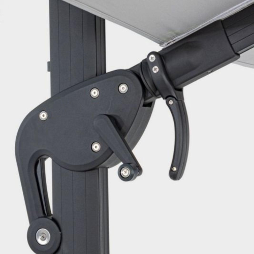 OMBRELLONE A BRACCIO INES 4X4 ANTRACITE