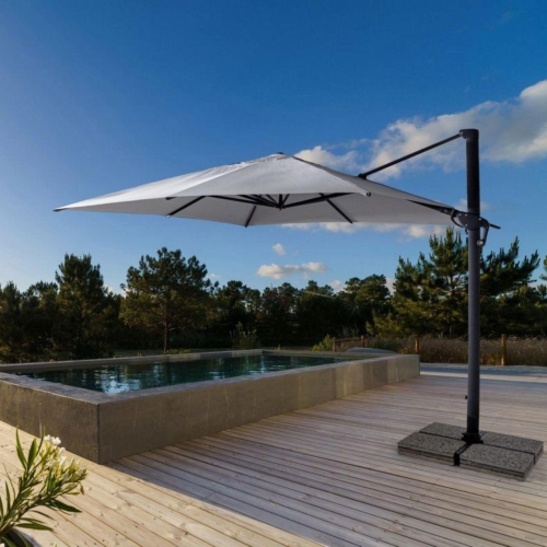 OMBRELLONE A BRACCIO INES 4X4 ANTRACITE