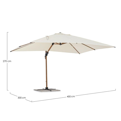 OMBRELLONE A BRACCIO ORION 3X4 NATURALE