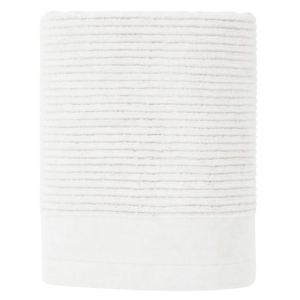 TELO DOCCIA BOUTIQUE IN MORBIDA SPUGNA 90X140 BIANCO