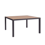 TAVOLO IN ALLUMINIO HILIJA 136X136 ANTRACITE