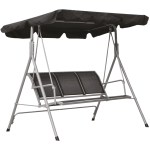 DONDOLO DA GIARDINO 3 POSTI CON TETTO PARASOLE