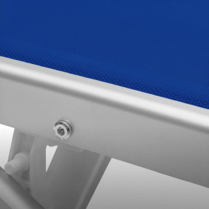 LETTINO PRENDISOLE IN ALLUMINIO ROSARIO BLU