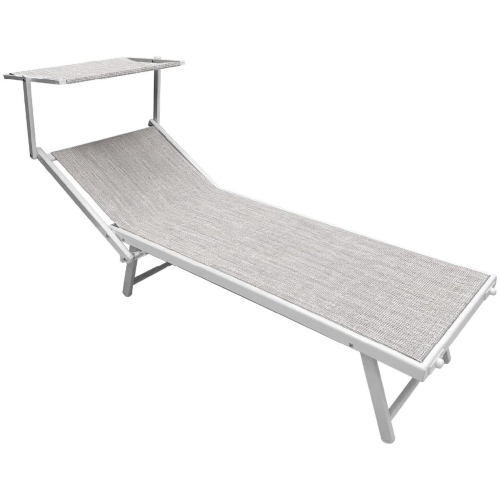 LETTINO PRENDISOLE IN ALLUMINIO ROSARIO GRIGIO