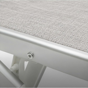 LETTINO PRENDISOLE IN ALLUMINIO ROSARIO GRIGIO