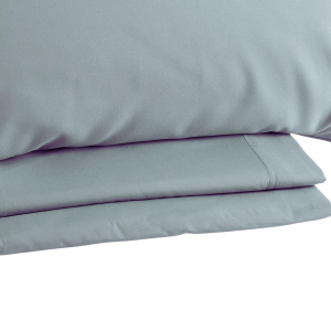 COMPLETO LENZUOLA UNA PIAZZA E MEZZA IN COLORS PERCALLE SALVIA