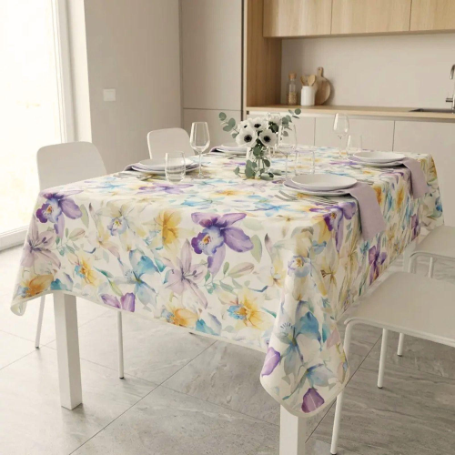 TOVAGLIA ANTIMACCHIA COPRITAVOLO 140X230 NO STIRO