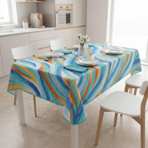 TOVAGLIA ANTIMACCHIA COPRITAVOLO 140X180 NO STIRO