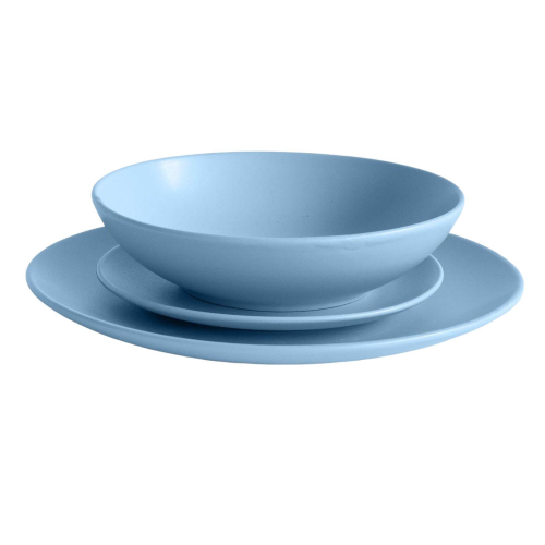 SERVIZIO DA TAVOLA PIATTI 18 PEZZI AZZURRO