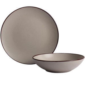 SERVIZIO DA TAVOLA PIATTI 12 PEZZI BEIGE