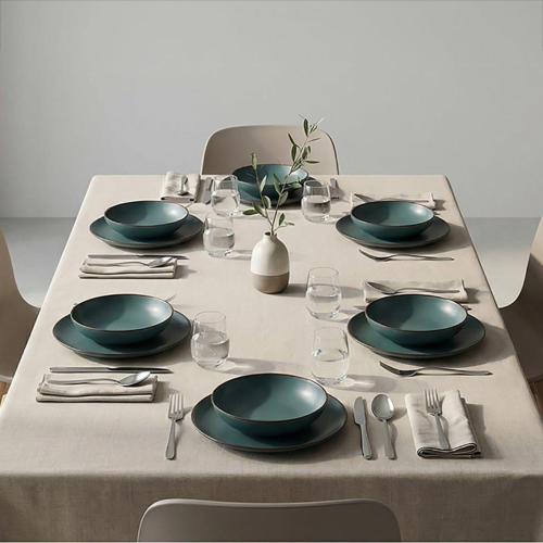 SERVIZIO DA TAVOLA PIATTI 12 PEZZI OTTANIO