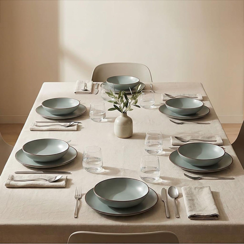 SERVIZIO DA TAVOLA PIATTI 12 PEZZI SALVIA