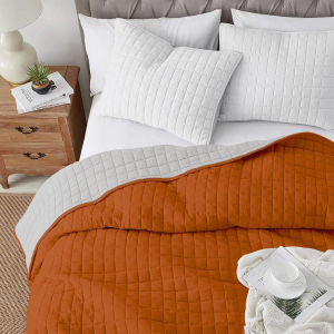 COPRILETTO TRAPUNTATO BEA BICOLORE