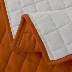 COPRILETTO TRAPUNTATO BEA BICOLORE