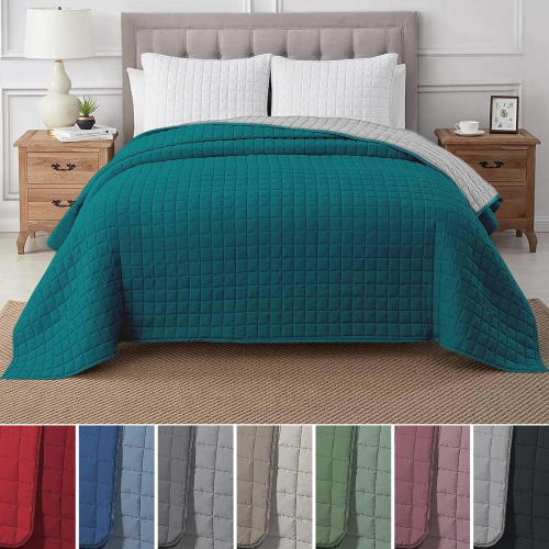 COPRILETTO TRAPUNTATO BEA BICOLORE