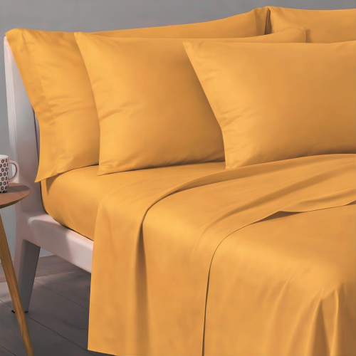 COMPLETO LENZUOLA LETTO FRANCESE SUGAR ORO