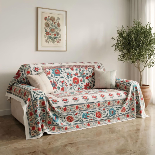 TELO COPRITUTTO MATRIMONIALE MEZZARO DIS. 08