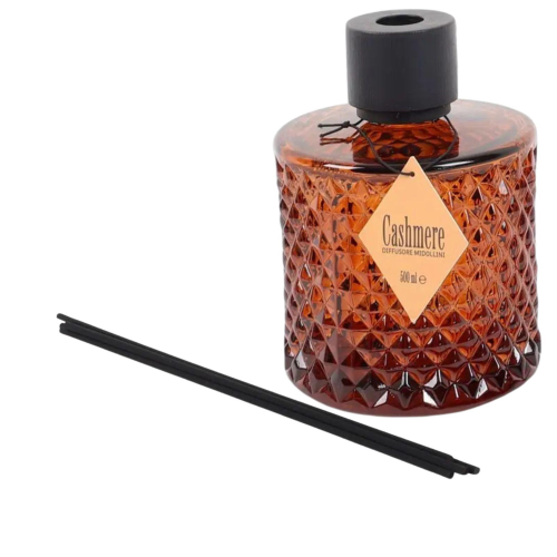 DIFFUSORE CON BASTONCINI 500 ML INTENSE CASHMERE