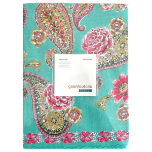 TELO ARREDO GRANFOULARD BASSETTI 180X270 RAPALLO TURCHESE
