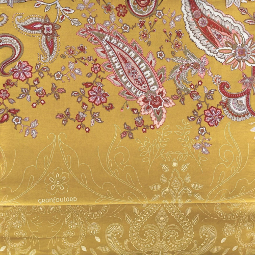 TELO ARREDO 350X270 BASSETTI GRANFOULARD MONNALISA GIALLO