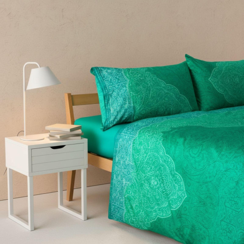 COMPLETO COPRIPIUMONE MATRIMONIALE DOLCEACQUA VERDE