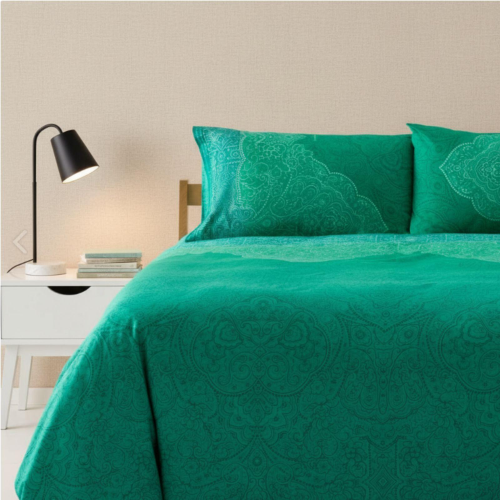 COMPLETO COPRIPIUMONE MATRIMONIALE DOLCEACQUA VERDE