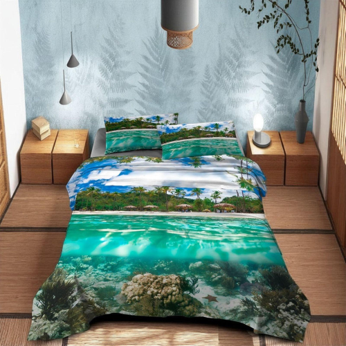 COMPLETO LENZUOLA COPRILETTO MATRIMONIALE DREAMS DIS. 02