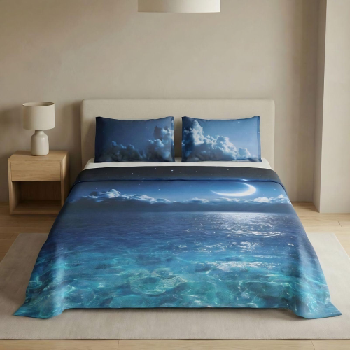 COMPLETO LENZUOLA COPRILETTO MATRIMONIALE DREAMS DIS. 04