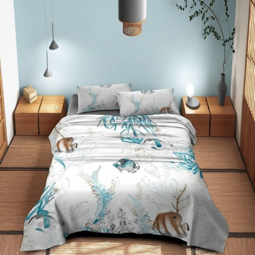 COMPLETO LENZUOLA COPRILETTO MATRIMONIALE DREAMS DIS. 08