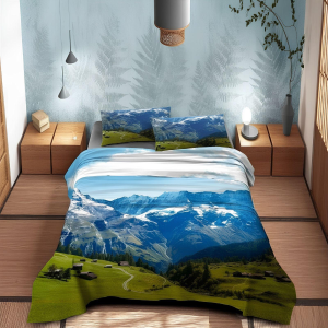 COMPLETO LENZUOLA COPRILETTO MATRIMONIALE DREAMS DIS. 09